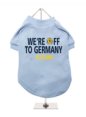 Scotland We're Off to Germany T-Shirt - Away Blue